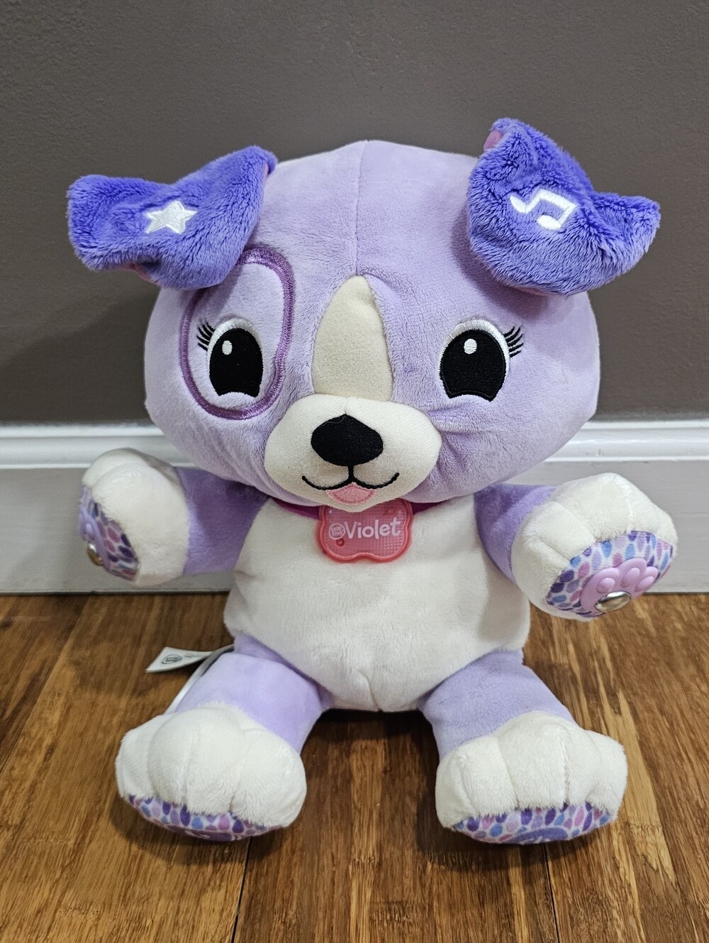 LeapFrog My Pal Violet Smarty Paws Interactive Light Up Musical Plush Puppy